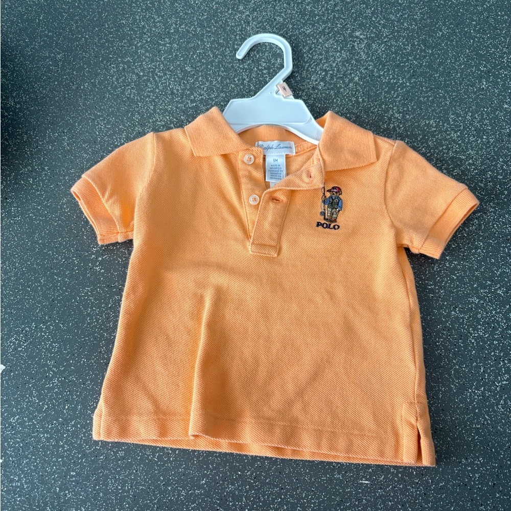 Ralph Lauren Toddler Short Sleeve Polo - Orange